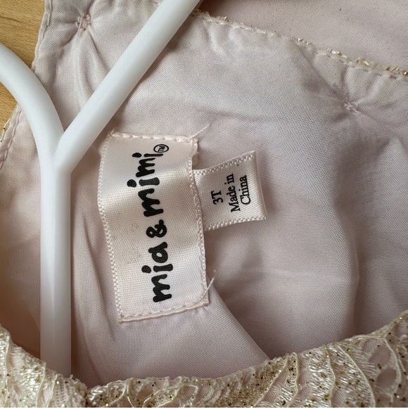 Mia and Mimi Girls Lace Formal Dress - Picture 3 of 3